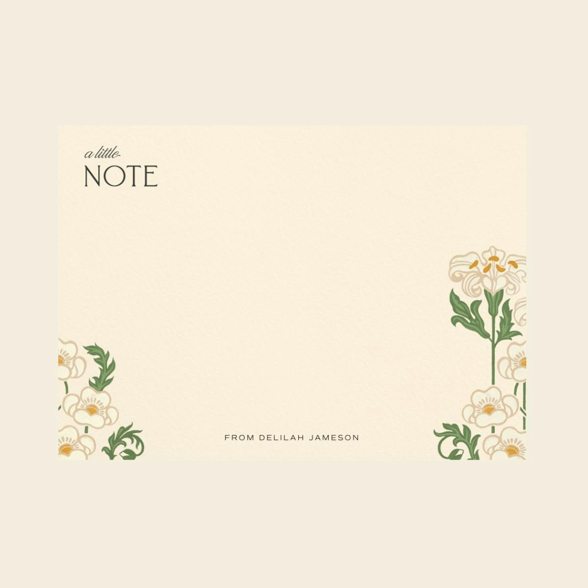 Spring Floral Sticky Note Pad - LIMIT 2 PER PERSON