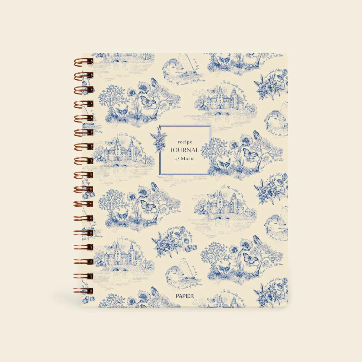 Enchanted Spiral Recipe Journal Papier enchanted-spiral-recipe-journal-papier