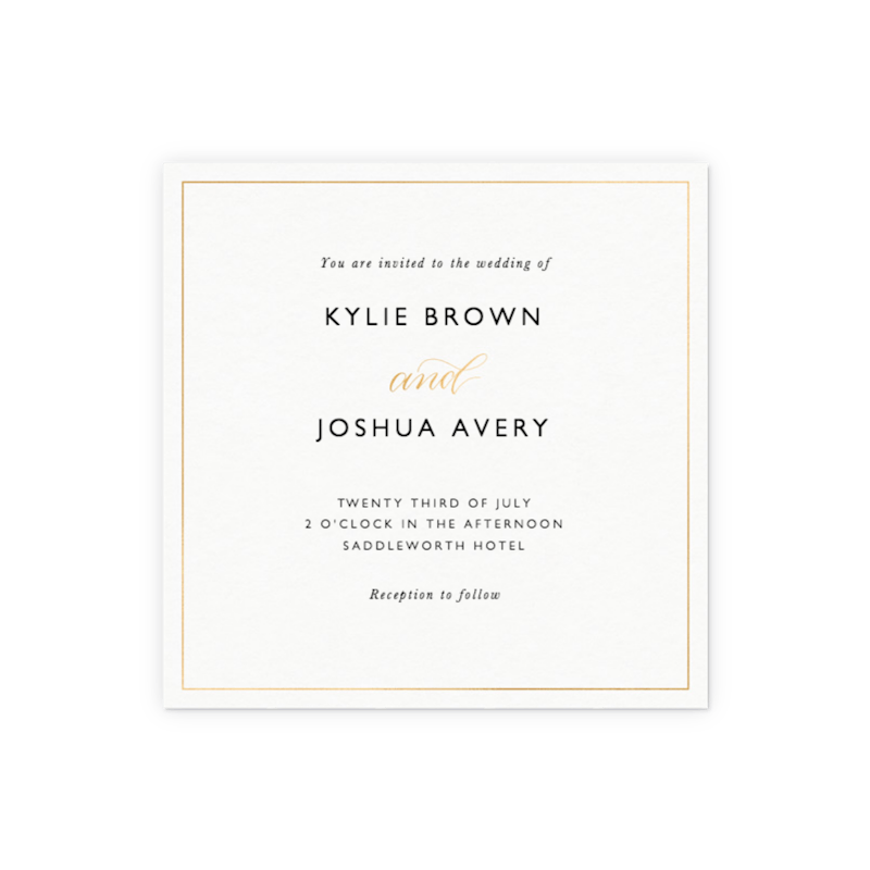 wedding invitations customizable invitation sets papier