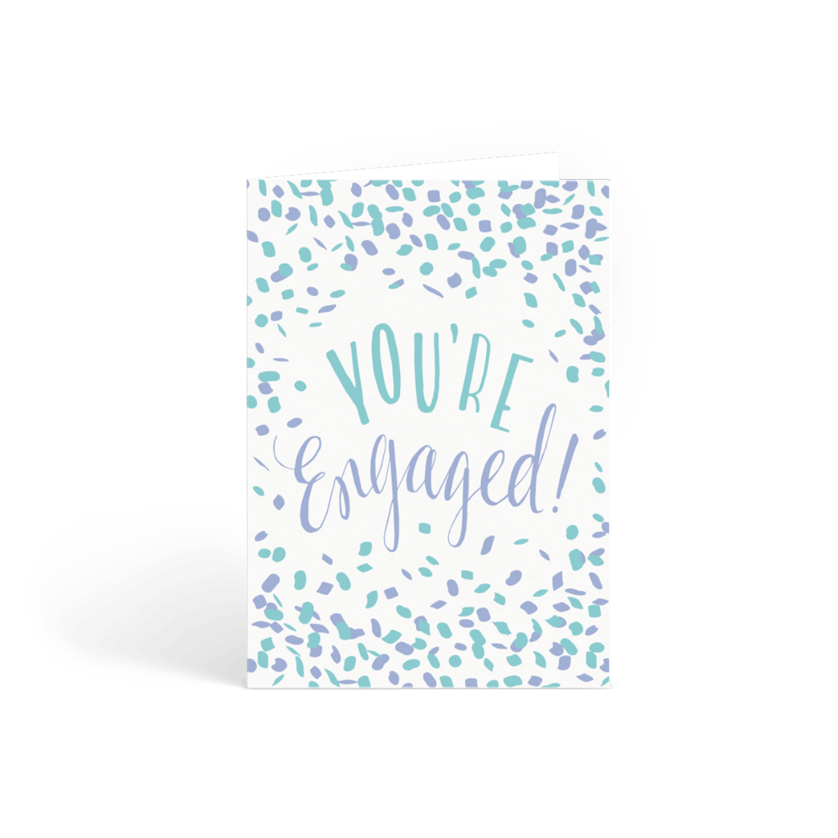 You're Engaged Confetti Blue