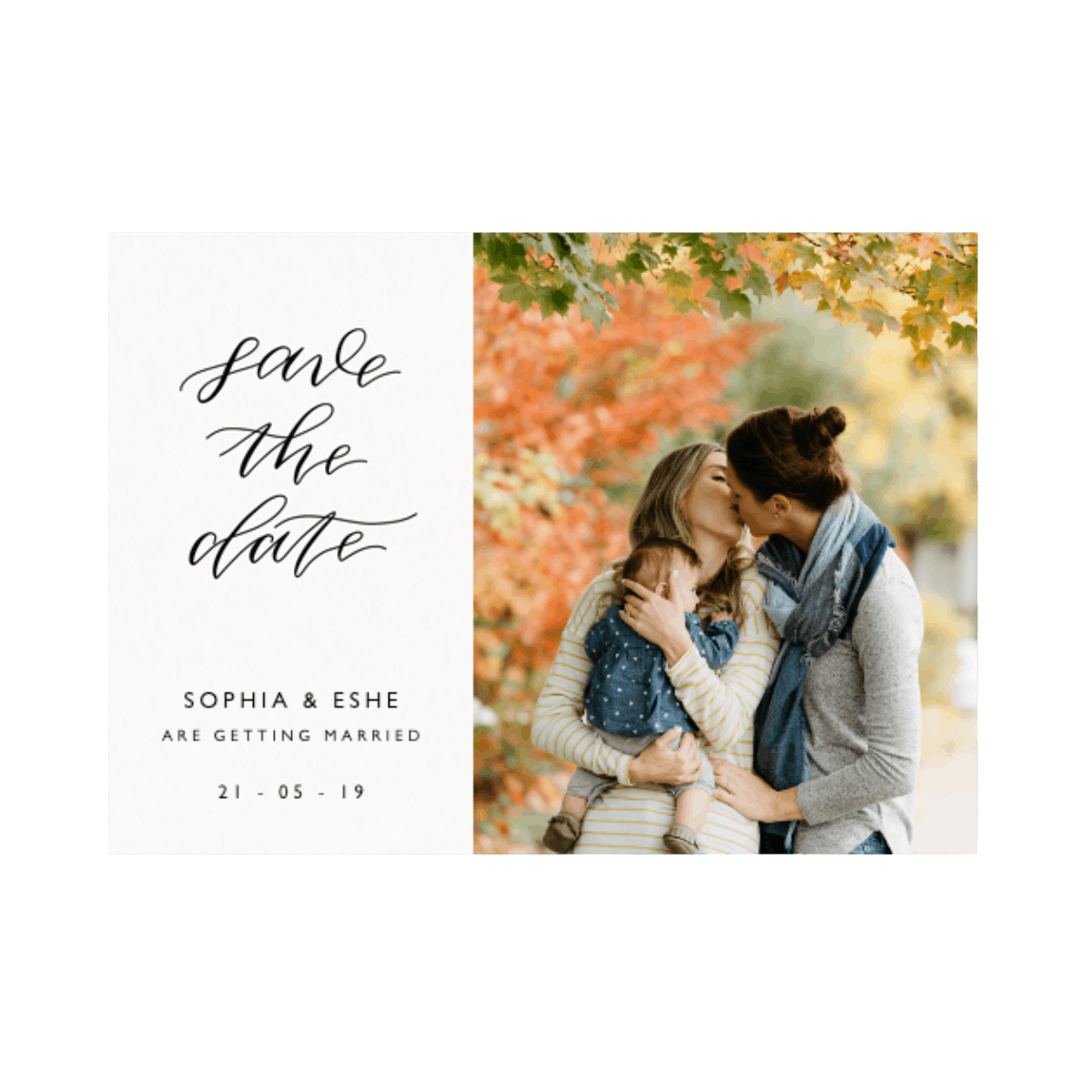 Save The Date Calligraphy