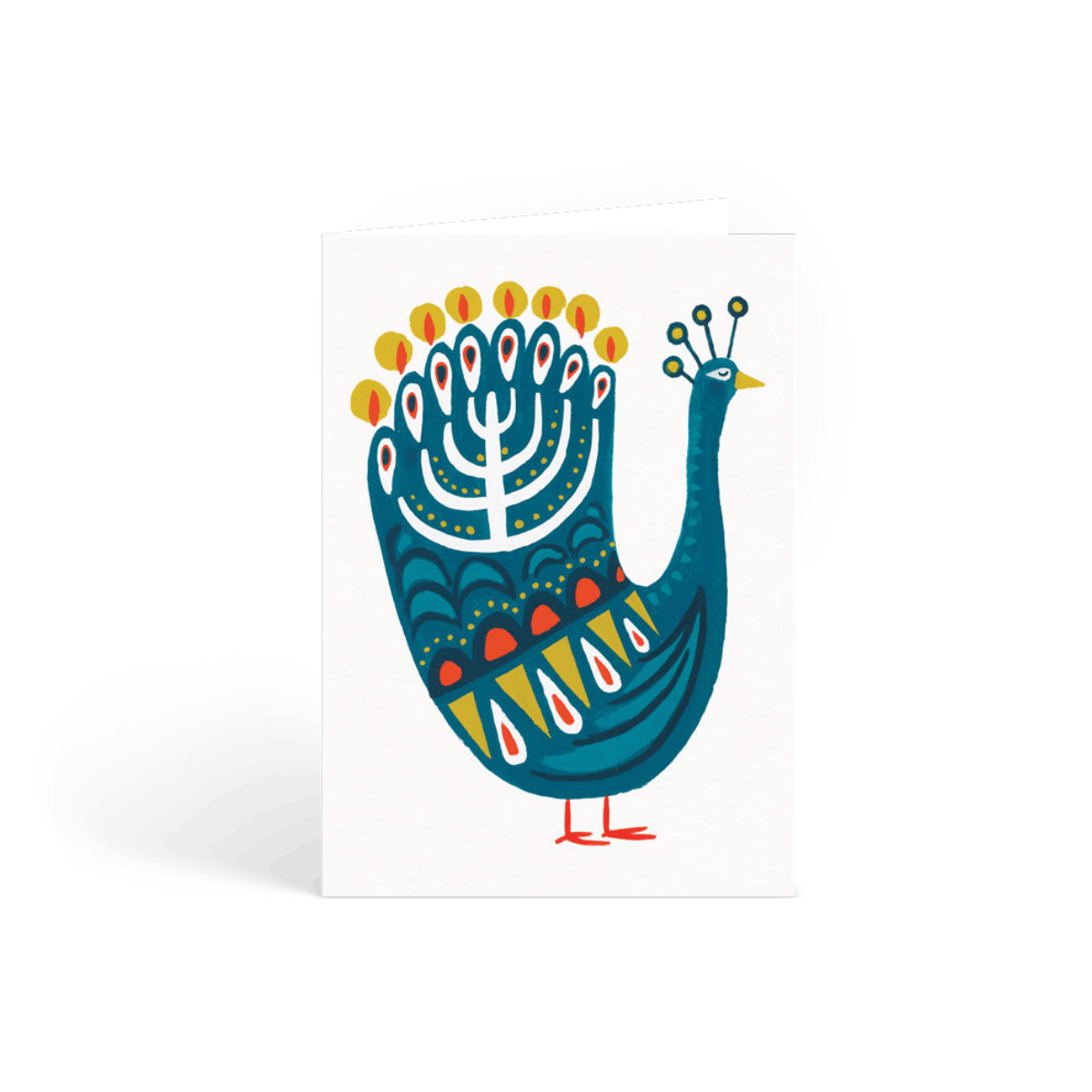 Hanukkah Peacock