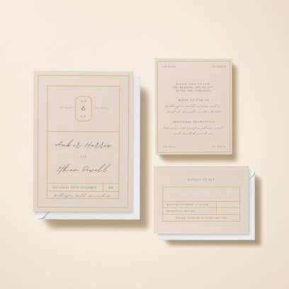 Option to add matching info and RSVP cards