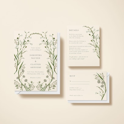 Option to add matching info and RSVP cards