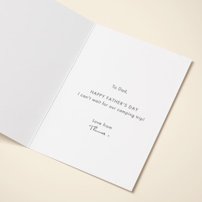 Personalise with your message or leave blank for your handwritten message