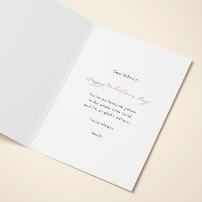 Personalise with your message or leave blank for your handwritten message