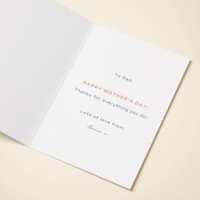 Personalise with your message or leave blank for your handwritten message