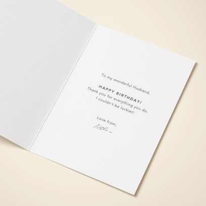 Personalise with your message or leave blank for your handwritten message