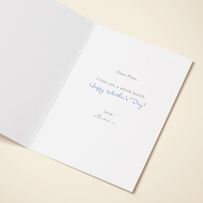 Personalise with your message or leave blank for your handwritten message