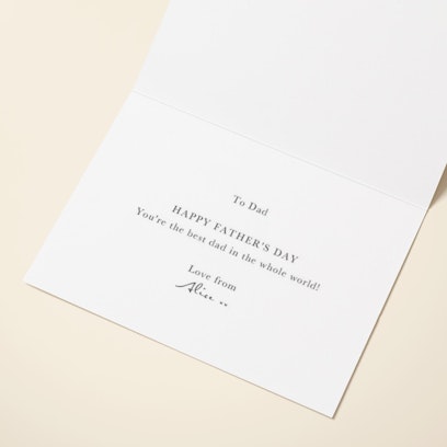 Personalise with your message or leave blank for your handwritten message