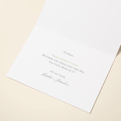 Personalise with your message or leave blank for your handwritten message