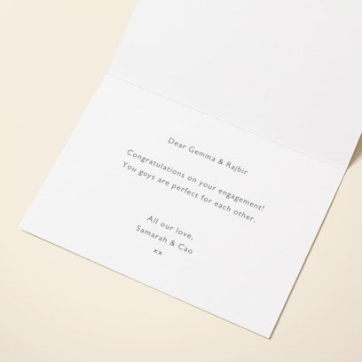 Personalise with your message or leave blank for your handwritten message