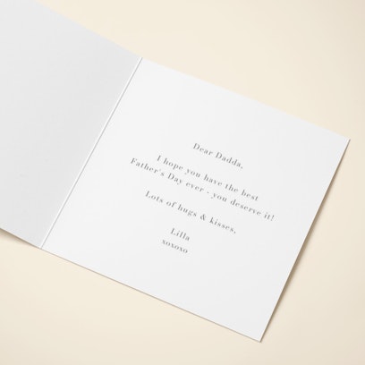 Personalise with your message or leave blank for your handwritten message