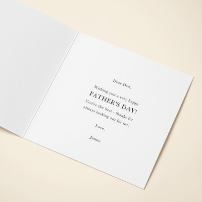 Personalise with your message or leave blank for your handwritten message
