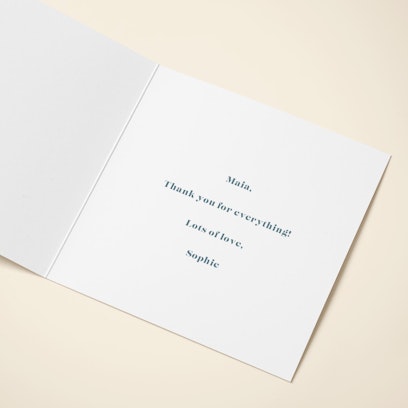 Personalise with your message or leave blank for your handwritten message