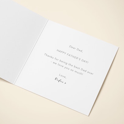 Personalise with your message or leave blank for your handwritten message