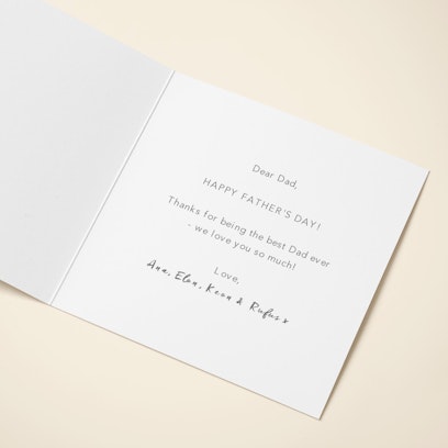 Personalise with your message or leave blank for your handwritten message