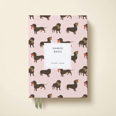 Dachshunds Hardback 2026 Weekly Diary Papier - Main Image