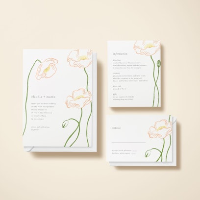 Option to add matching info and RSVP cards