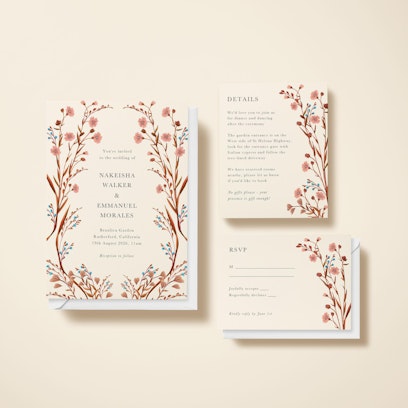 Option to add matching info and RSVP cards