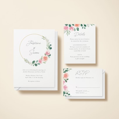 Option to add matching info and RSVP cards