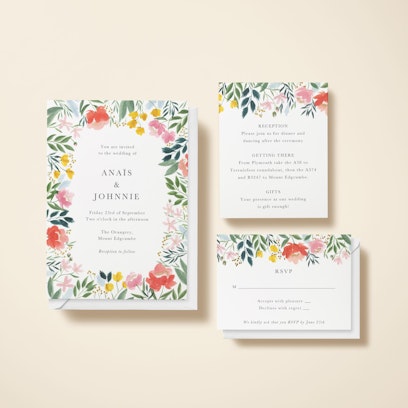 Option to add matching info and RSVP cards