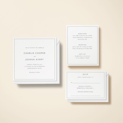Option to add matching info cards and RSVP cards