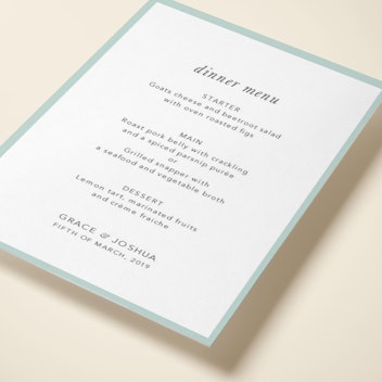 Mint Border