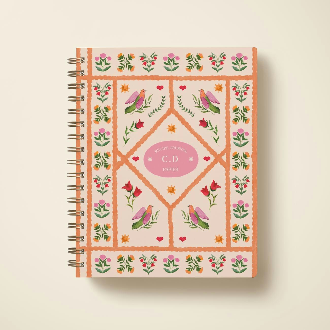 Quilted Daydreams | Softcover Spiral Recipe Journal