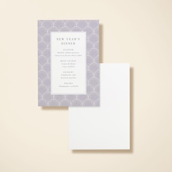 Deco Purple Scallop
